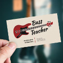 Search for bass guitar business cards Lessons