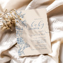 Search for beige blue baby shower invitations Vintage
