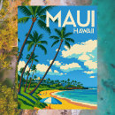 Search for vintage beach postcards Maui