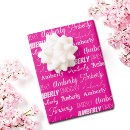 Search for hot pink wrapping paper Girly