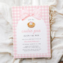 Search for pie party invitations For her