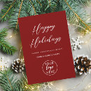 Search for business holiday cards Red