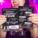 Search for band invitations Black and white