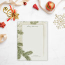 Search for vintage christmas stationery paper Green