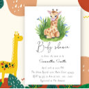 Search for giraffe baby shower invitations Wild