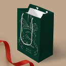 Search for dark green gift bags Modern