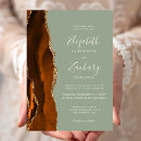 Search for green and orange wedding invitations Elegant
