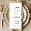 Search for black tie menus Minimalist