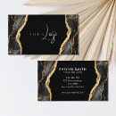 Search for black and gold marble business cards Chic