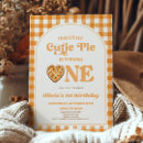 Search for pie party invitations Our little cutie pie