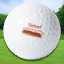 Search for hot dogs golf balls Food