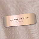 Search for rose gold name tags Metallic