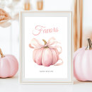 Search for baby shower favor signs Little pumpkin