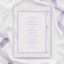 Search for lavender wedding invitations Classic