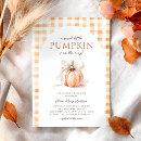 Search for october baby shower invitations Pumpkin