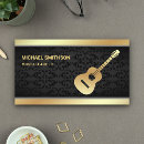 Search for guitar lessons business cards Acoustic