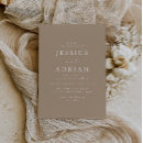 Search for taupe wedding invitations Modern