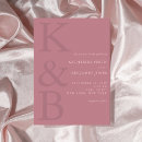 Search for dusty rose wedding invitations Minimalist