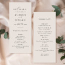 Search for minimalist wedding programs Modern