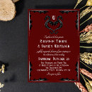 Search for black white red invitations Burgundy