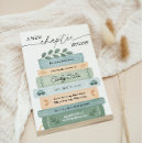 Search for book stack invitations A new chapter begins