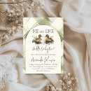 Search for green gender reveal invitations He or she