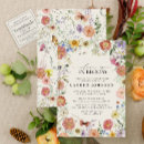 Search for love in bloom bridal shower invitations Watercolor