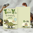 Search for dinosaur birthday thank you cards Boy
