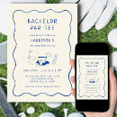 Search for golf bachelor party invitations For him