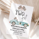 Search for vintage car birthday invitations Racing party
