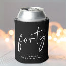 Search for 40th birthday can coolers Stylish