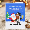 Search for chrismukkah cards Santa claus