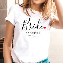 Search for bride tshirts Script