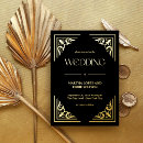 Search for vintage glam wedding invitations Classic and elegant