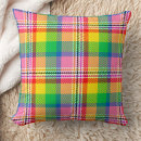 Search for pink plaid pillows Yellow