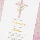 Search for girls confirmation invitations Pink