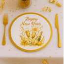Search for new years eve plates Glitter
