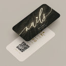 Search for manicure business cards Qr code