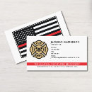Search for first responder business cards Thin red line