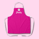 Search for nail aprons Typography