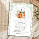 Search for pumpkin baby shower invitations October