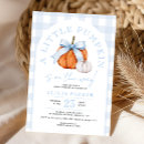Search for little pumpkin baby shower invitations Coquette