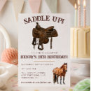 Search for how the west was one birthday invitations Cowboy