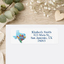 Search for texas return address labels Watercolor