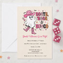 Search for pink halloween invitations Girls night out