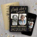 Search for printable birthday invitations Black and gold