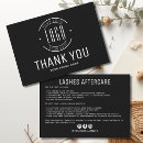 Search for lashes thank you cards Modern