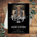 Search for vintage 50th birthday invitations Adult birthday party