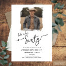 Search for photo 60th birthday invitations Modern