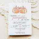 Search for twin pumpkin baby shower invitations For her